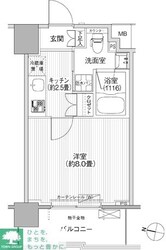 コスモグランス南品川の物件間取画像